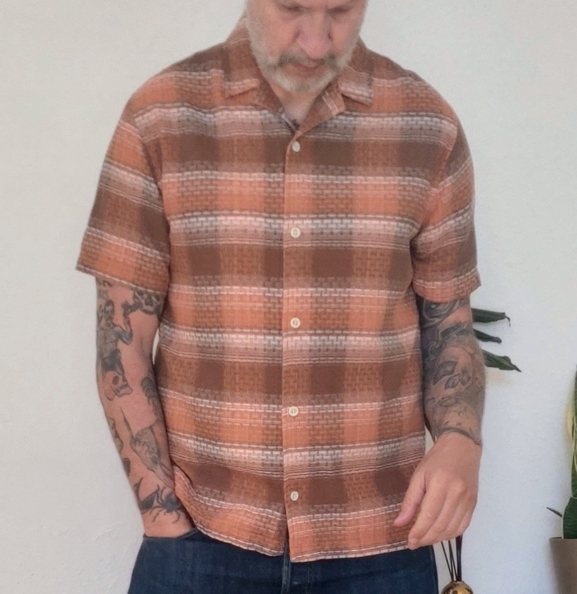 Folk Soft Collar Vacation Shirt