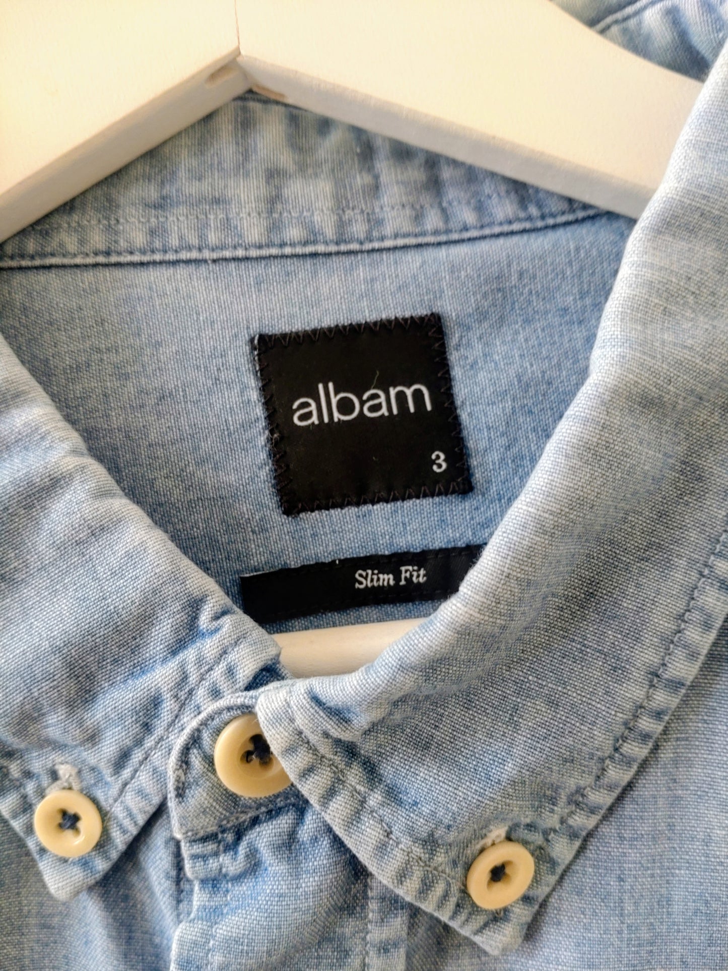 Albam Chambray Light Denim Shirt