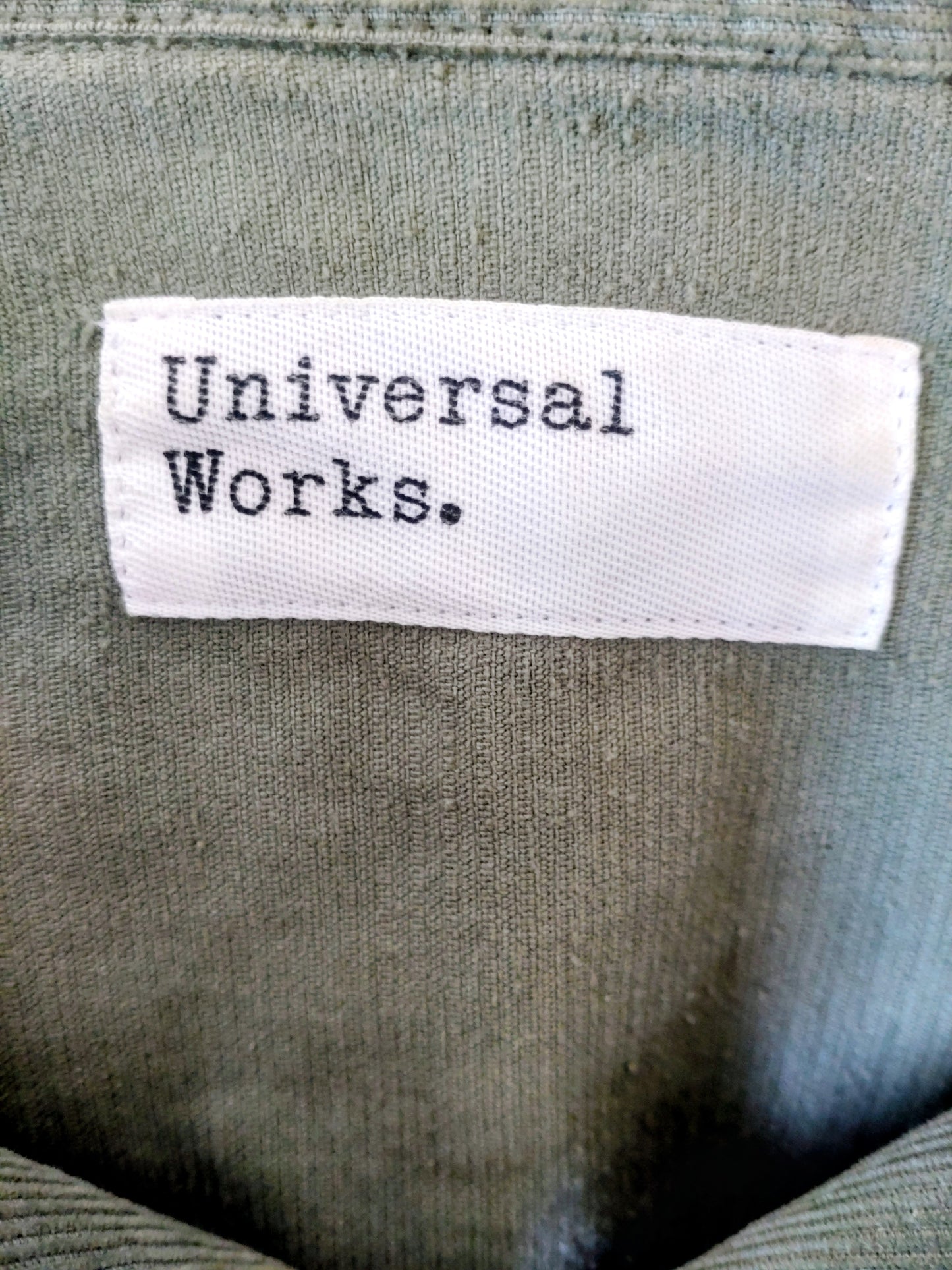 Universal Works Organic Fine Cord Bakers Overshirt