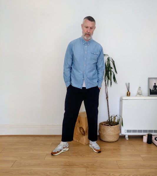 Albam Chambray Light Denim Shirt