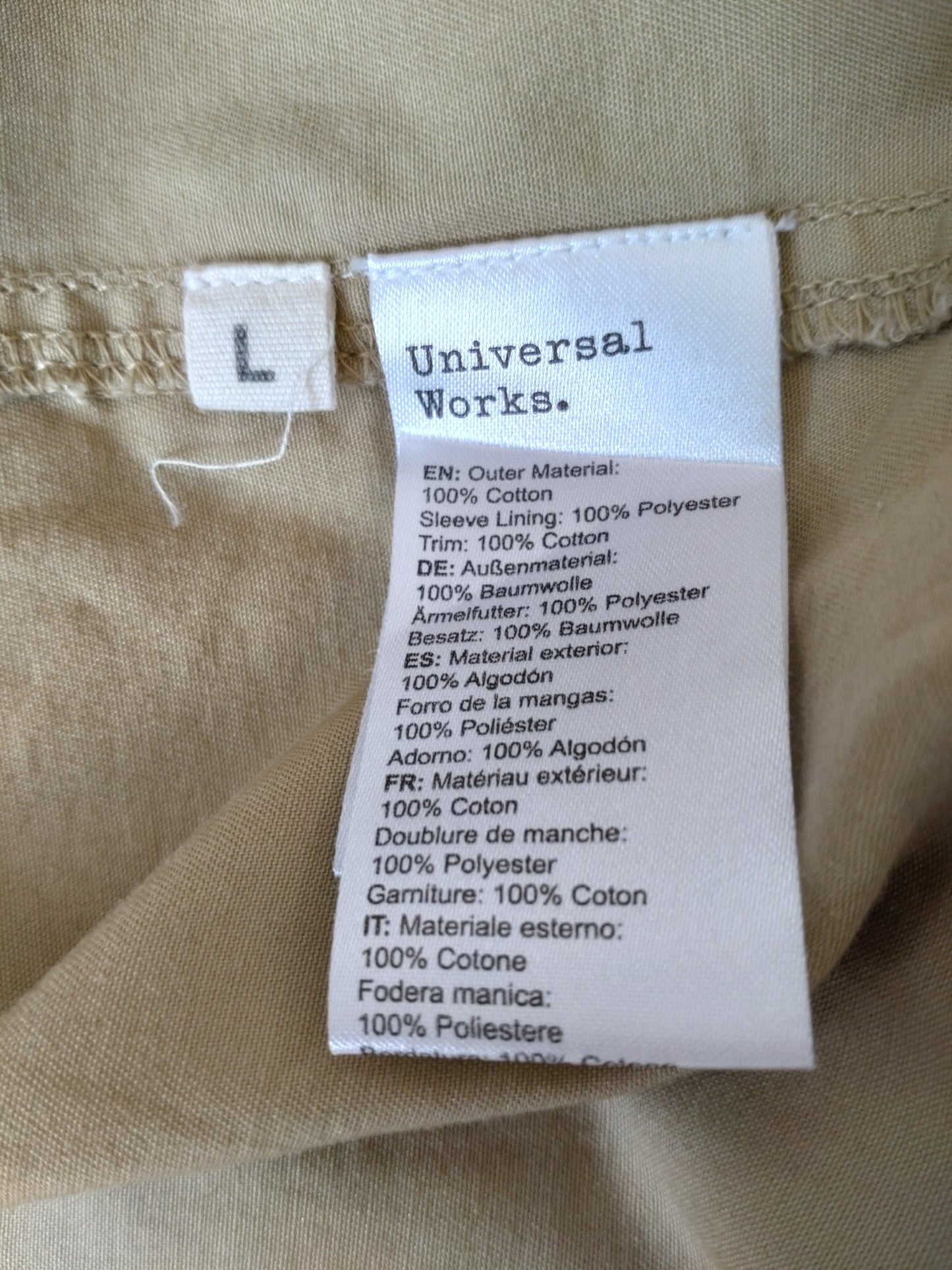 Universal Works Stand Collar Chore Jacket