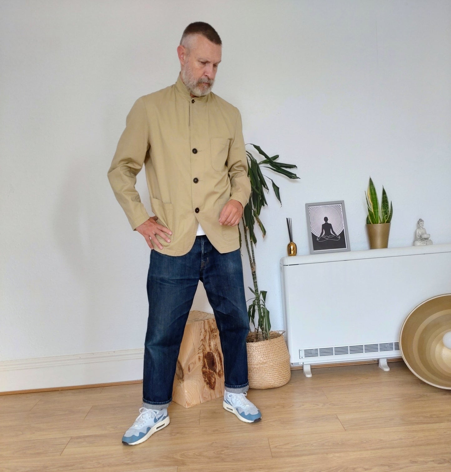 Universal Works Stand Collar Chore Jacket