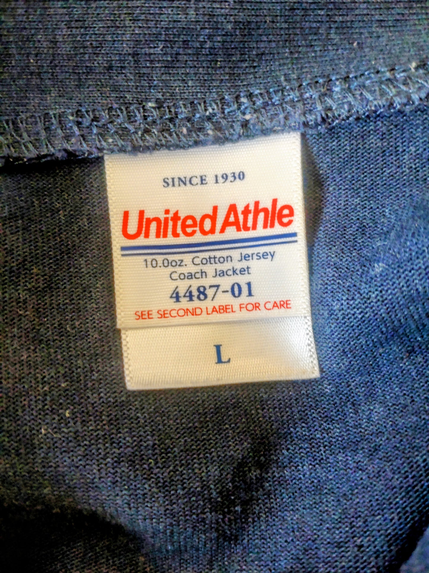 United Athle 100% Cotton Coach Jacket