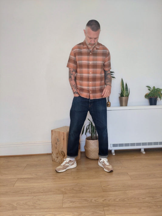 Folk Soft Collar Vacation Shirt