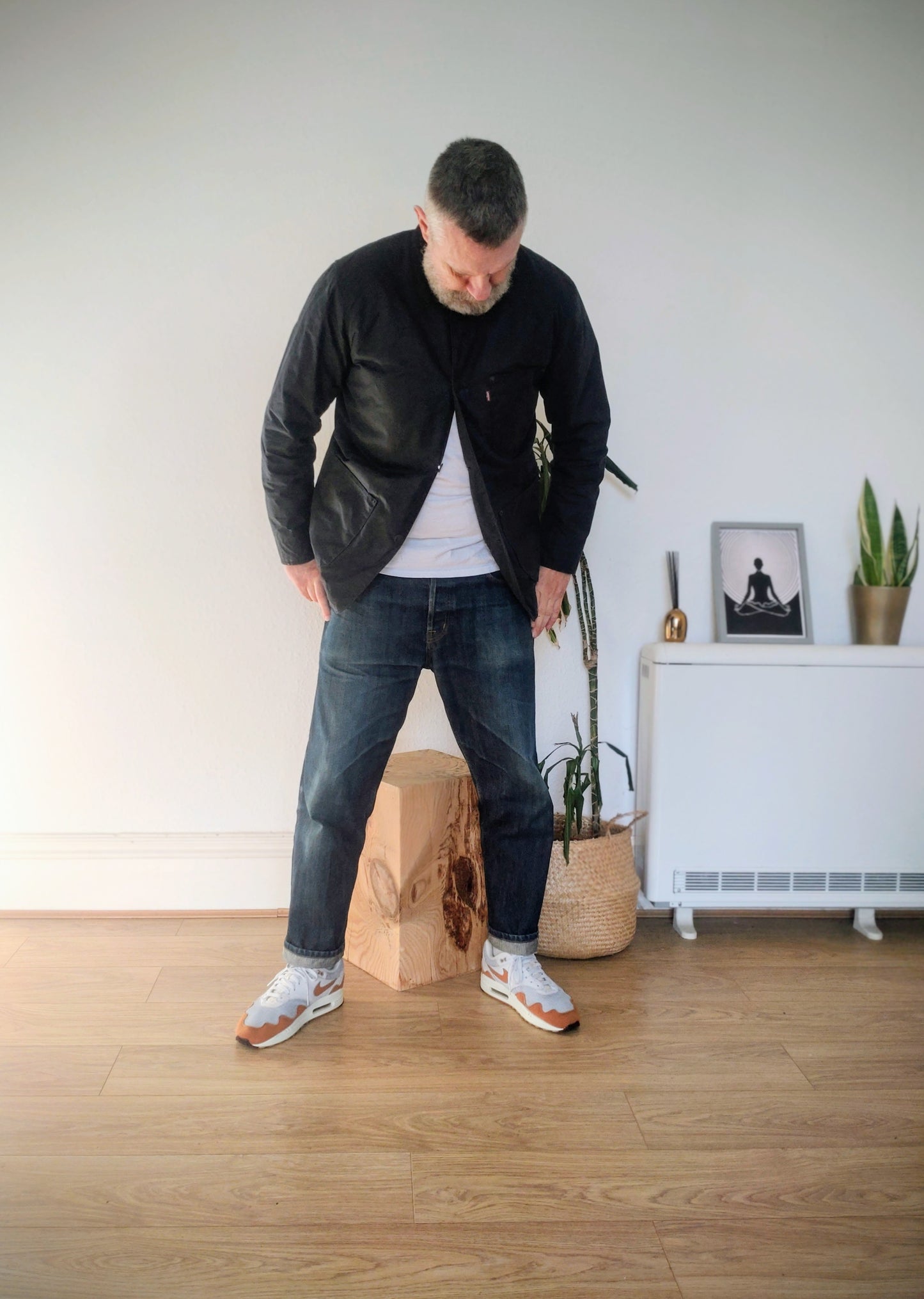 Levi's Halley Stevensons Waxed Cotton Sherpa Chore Jacket