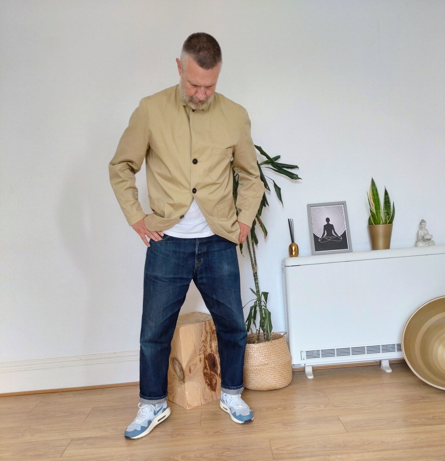 Universal Works Stand Collar Chore Jacket