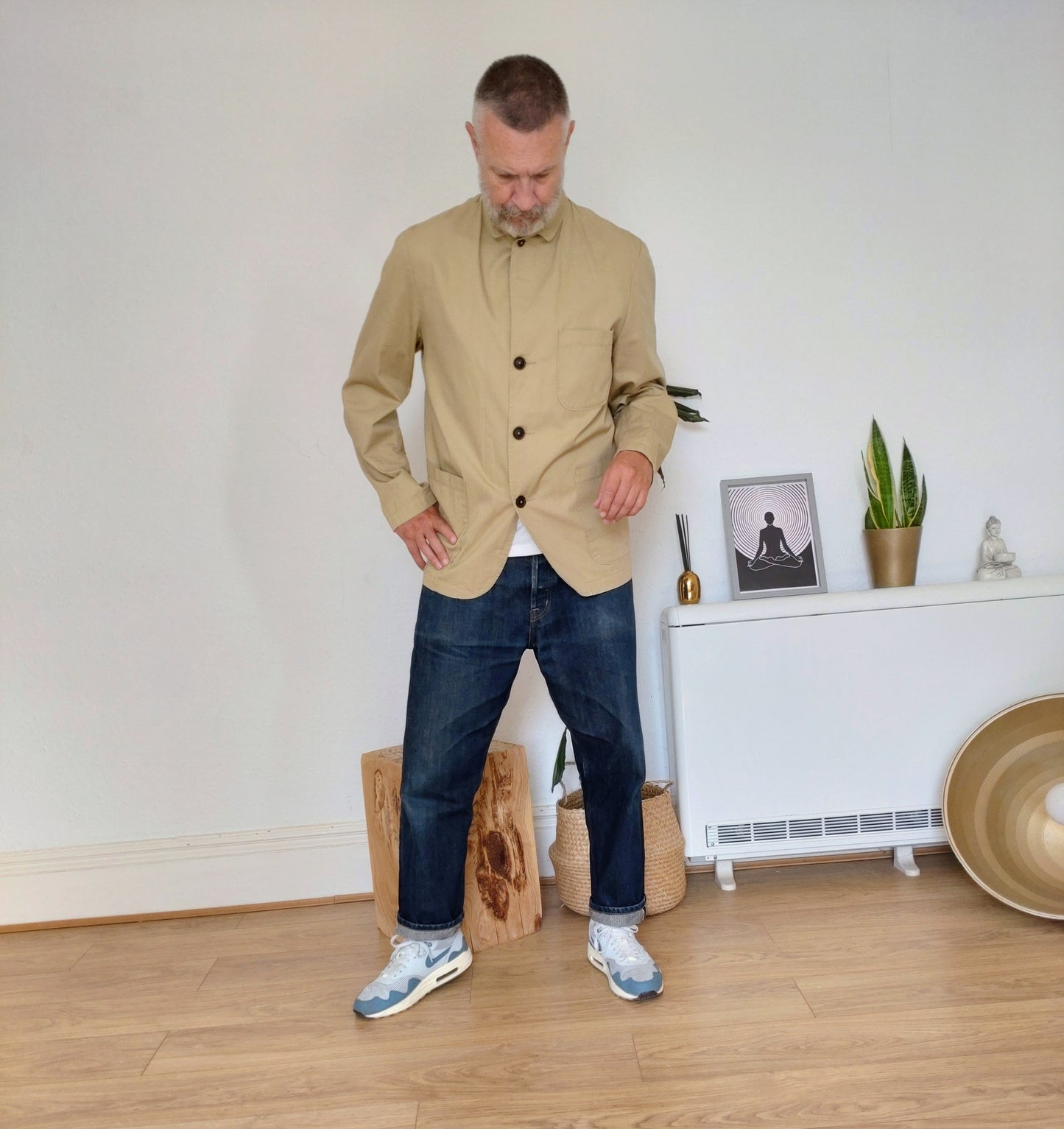 Universal Works Stand Collar Chore Jacket