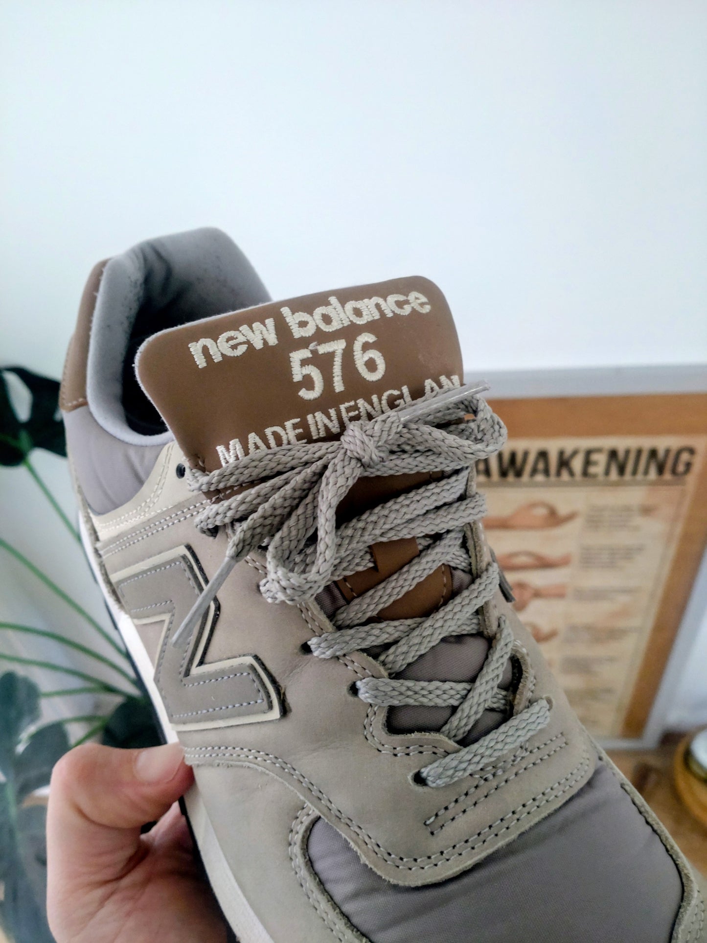 New Balance 576 Made in England Nostalgia Sepia